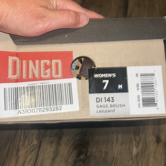 Dingo women’s Sage Brush Leopard Print Sandals with Brown Accents size 7 - Picture 11 of 12